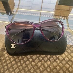 Chanel 5179 Cat Eye Sunglasses – Rare Purple & Silver Color Combo PRICE FIRM